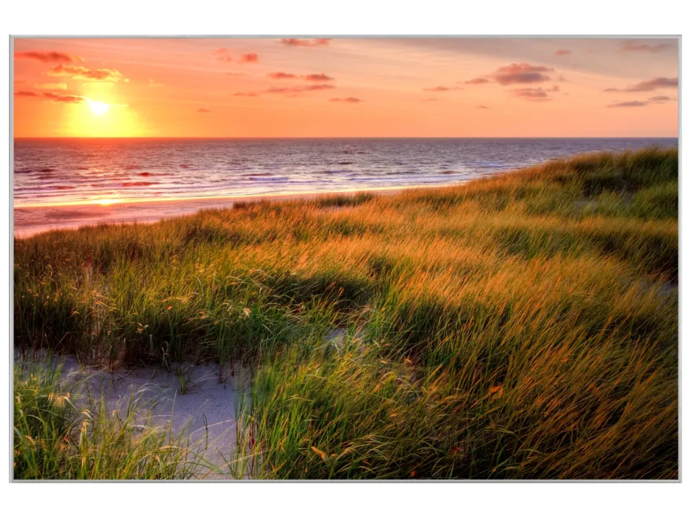 image LAND Bild mit Rahmen Sonnenuntergang am Meer 2  | Schubiger Möbel