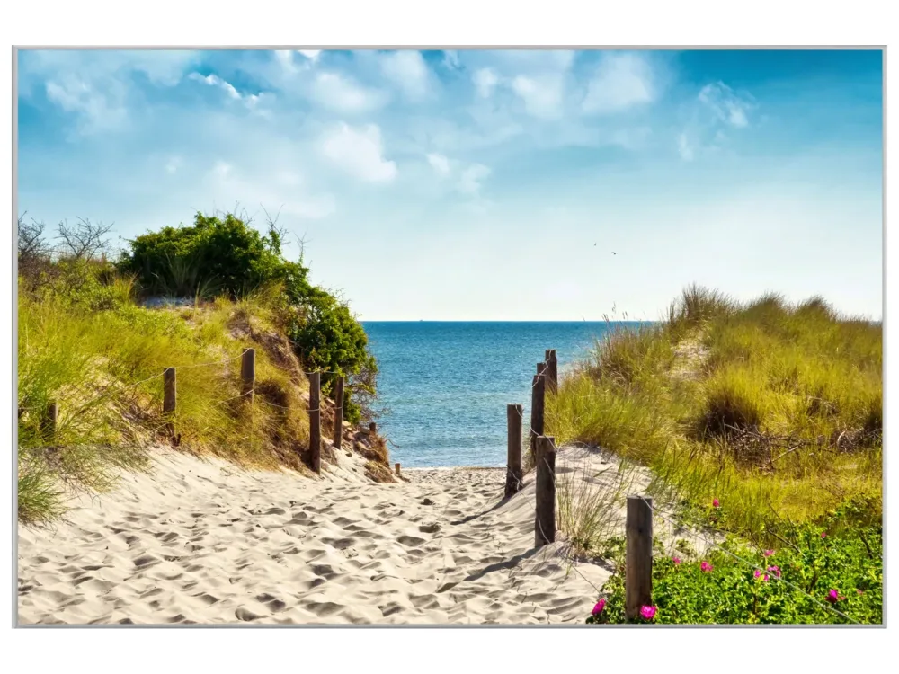 image LAND Bild mit Rahmen Spaziergang Zum Meer  | Schubiger Möbel