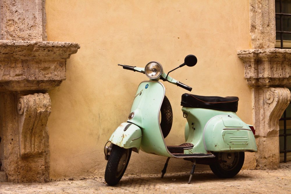 image LAND Alubild Dolce Vita! Italienischer Roller  | Schubiger Möbel