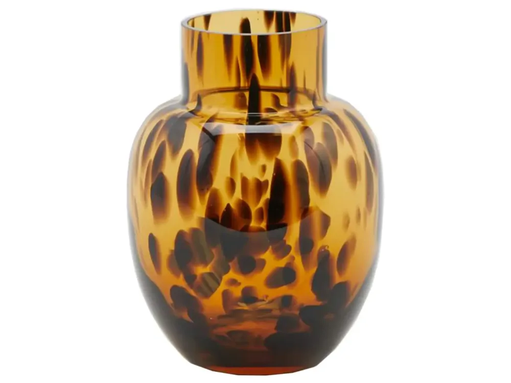 Edg Vase Glas Leolook H: 17 cm  | Schubiger Möbel