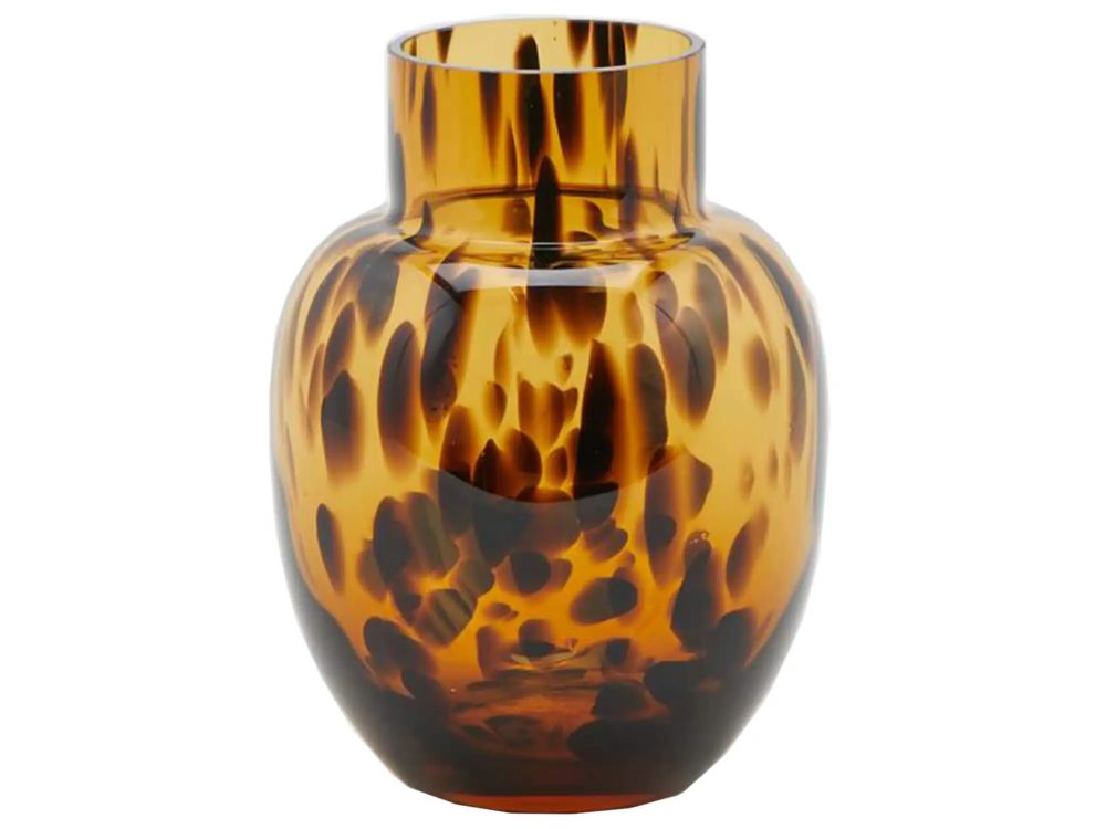 Edg Vase Glas Leolook H: 17 cm  | Schubiger Möbel