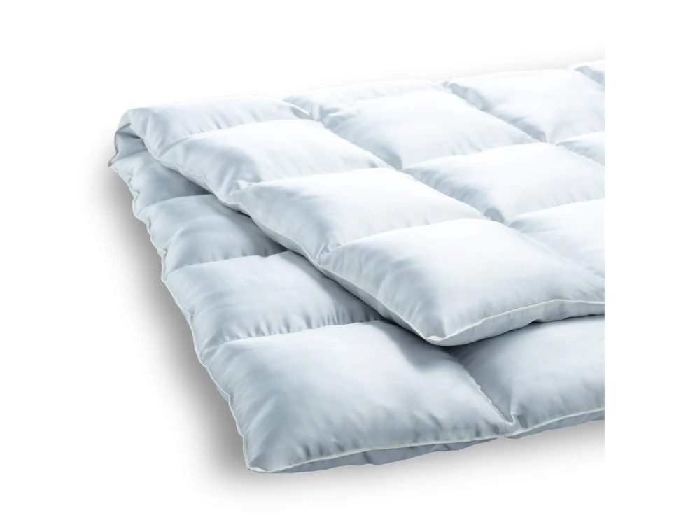 Billerbeck Ganzjahresduvet Eider Cassettino Champagne Beige | Schubiger Möbel