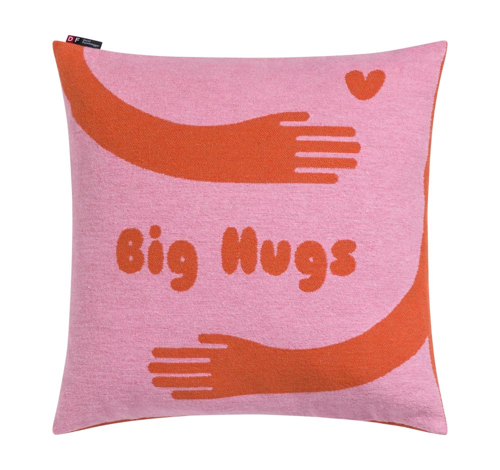 Sander AG Kissenhülle Nova Big Hug, Rosa 50 x 50 cm  | Schubiger Möbel