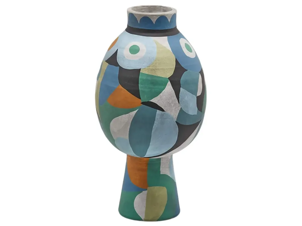 Edg Vase Keramik Multicolor H: 40 cm  | Schubiger Möbel