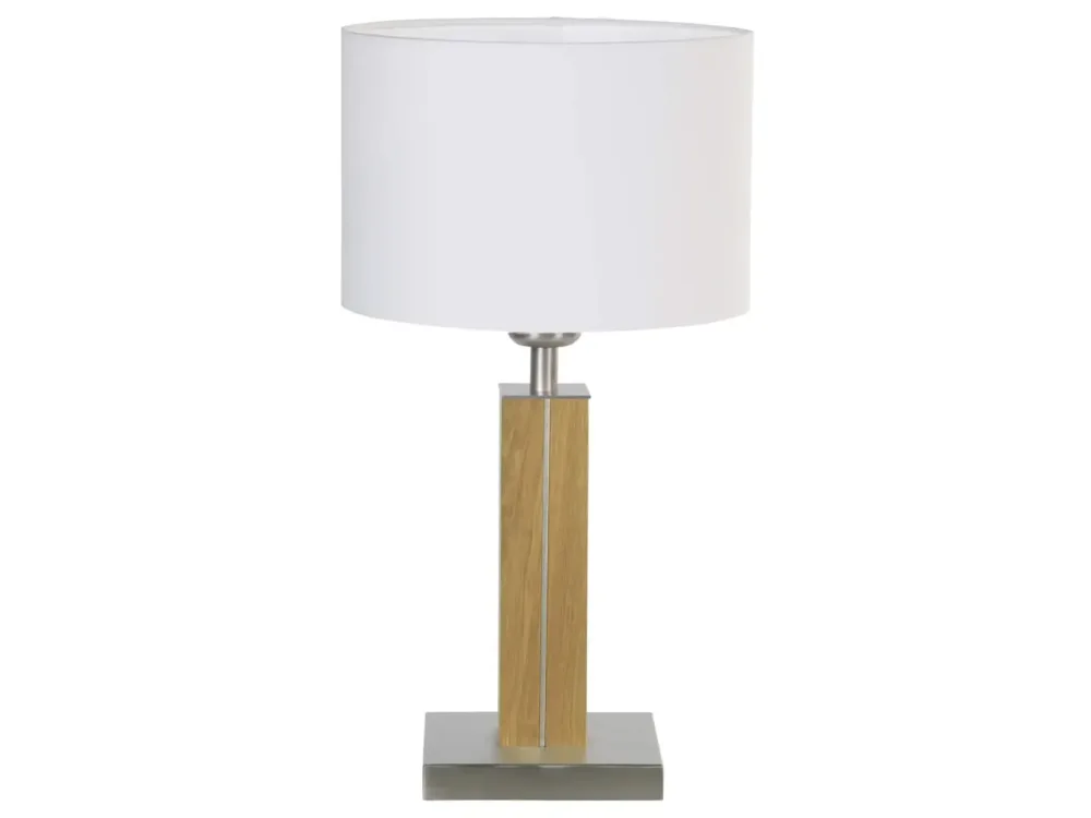 HerzBlut Tischlampe Delta Eiche Weiss | Schubiger Möbel