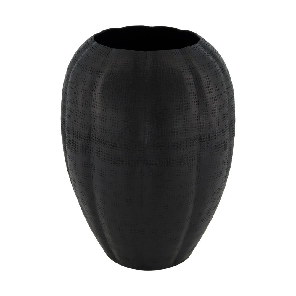 Decofinder Vase Aluminium, Schwarz  | Schubiger Möbel