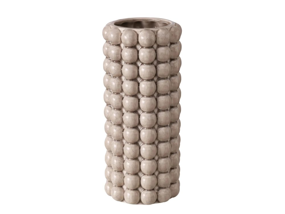 Boltze Vase Morten, Steingut, Beige  | Schubiger Möbel