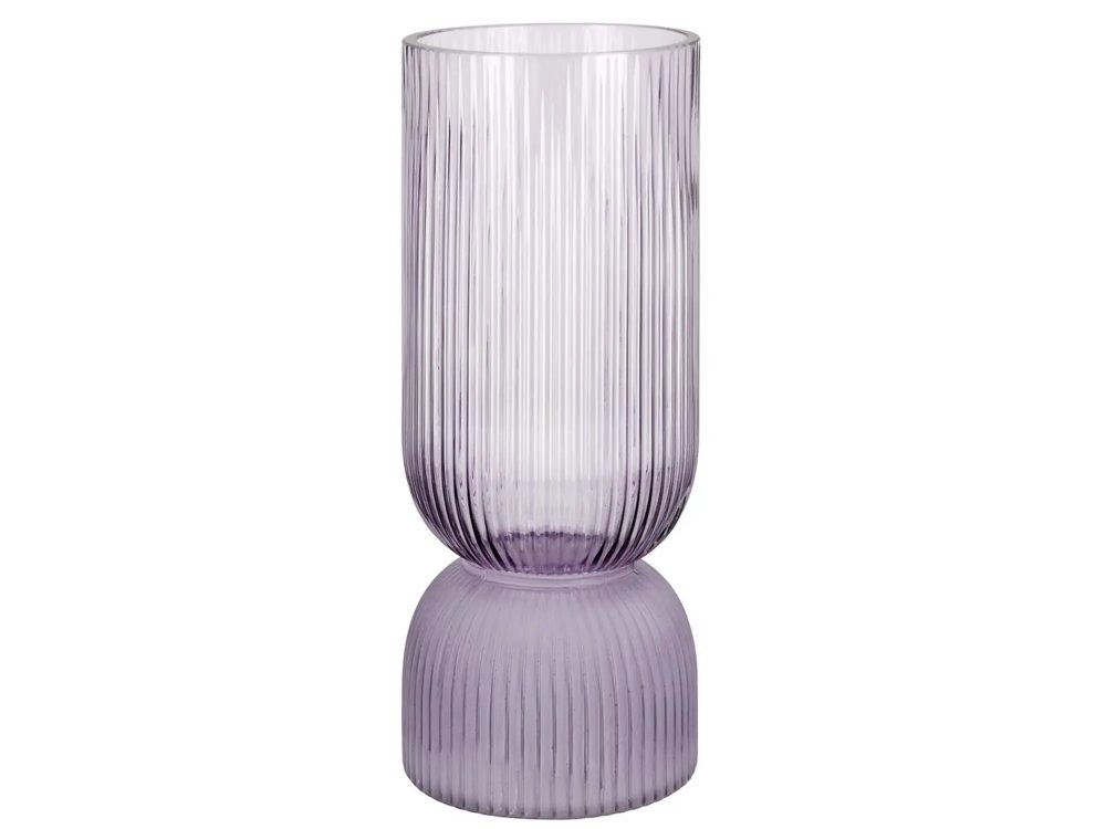 Gilde Glasvase Lila H: 26 cm  | Schubiger Möbel