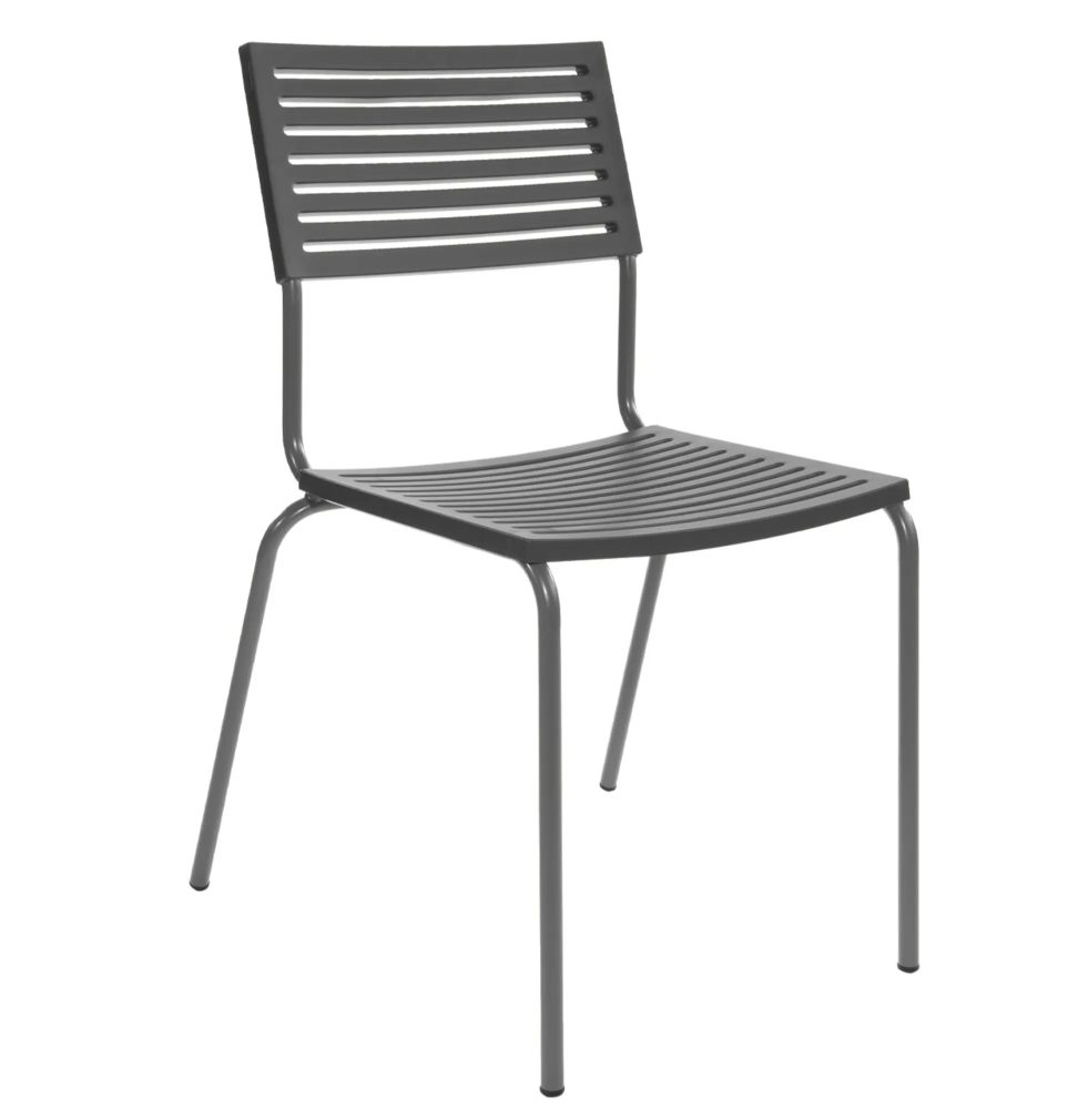 Schaffner Gartenstuhl Lamello Grau | Schubiger Möbel