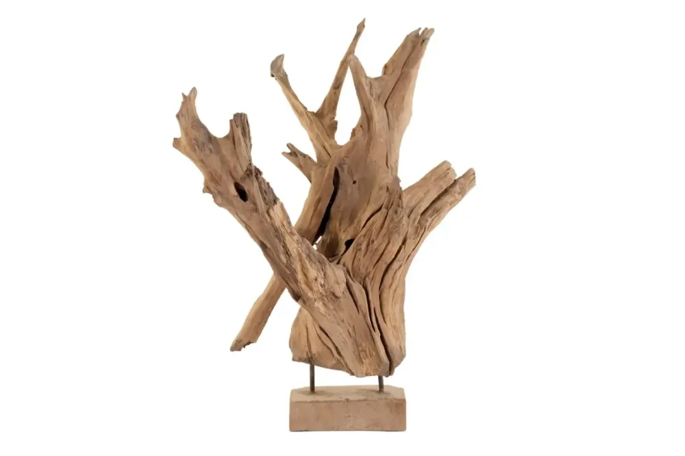 Decofinder Kunstpflanze Wurzelholz Teak  | Schubiger Möbel