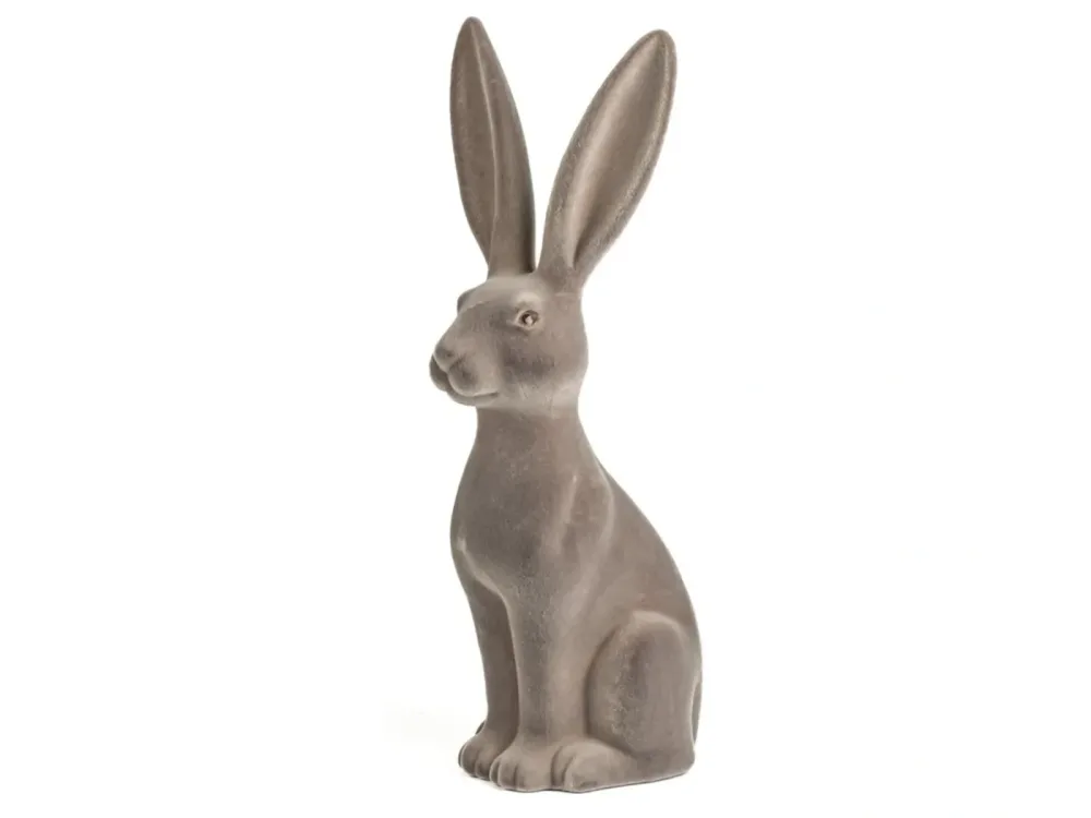Decofinder Figur Hase Vincent H: 30 cm Mehrfarbig | Schubiger Möbel