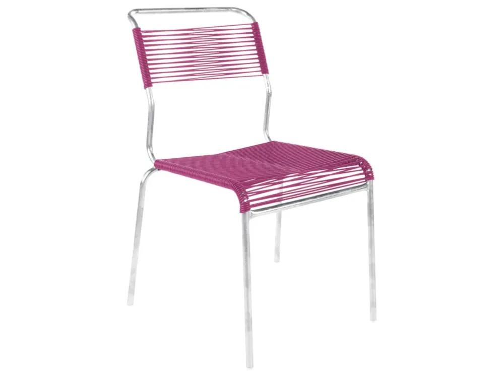 Schaffner Spaghetti-Stuhl Säntis Feuerverzinkt Rosa | Schubiger Möbel
