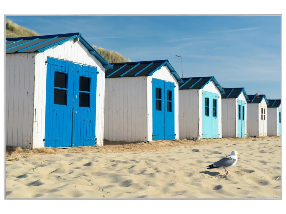 image LAND Bild mit Rahmen Strandhäuser 2  | Schubiger Möbel