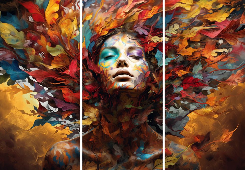 image LAND Canvas Dream of Leaves  | Schubiger Möbel