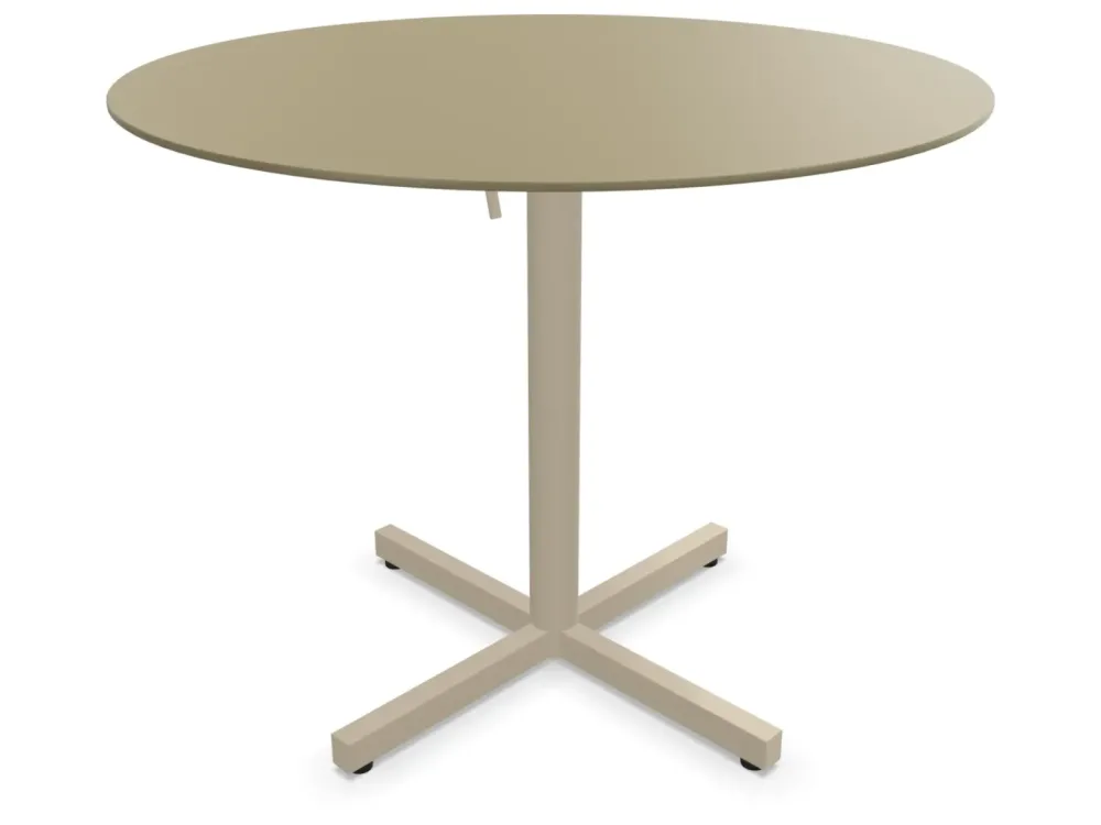 Schaffner Gartentisch Luzern Rund Beige | Schubiger Möbel