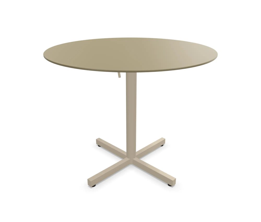 Schaffner Gartentisch Luzern Rund Beige | Schubiger Möbel
