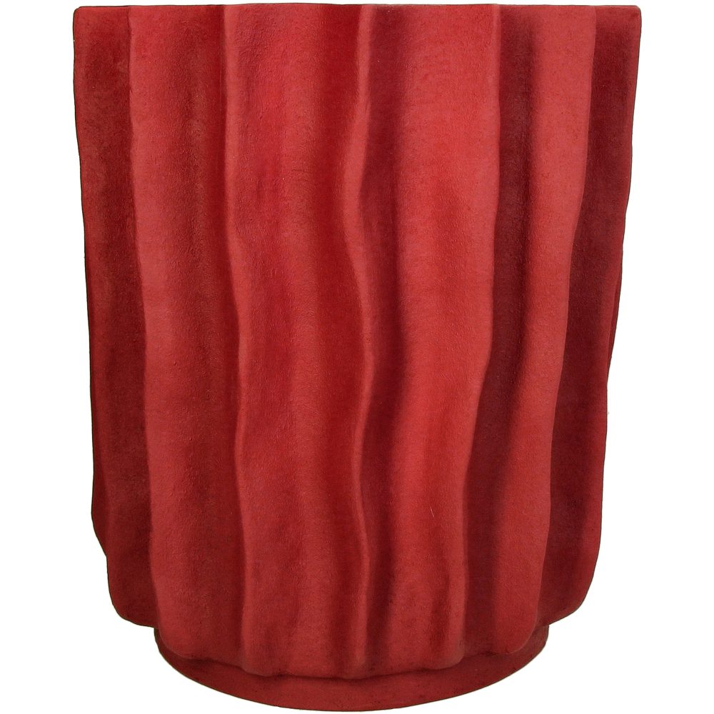 Kersten Vase Polyresin, Rot H: 29 cm  | Schubiger Möbel