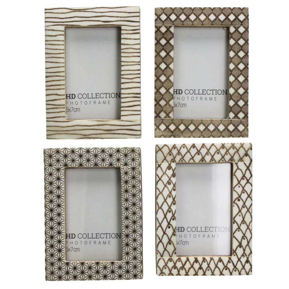 Kersten Fotorahmen Mangoholz, Elfenbein B: 5 cm  | Schubiger Möbel