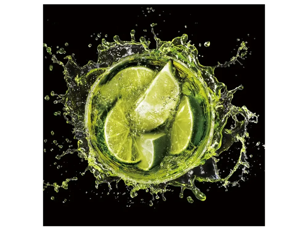 image LAND Digitaldruck auf Glas Splash Limetten 3  | Schubiger Möbel