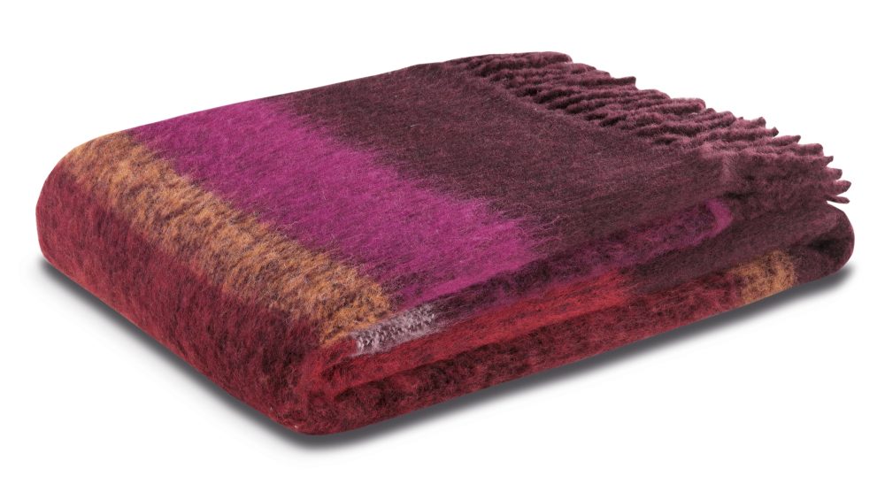 Biederlack Plaid Miltonia Mohair Look  | Schubiger Möbel