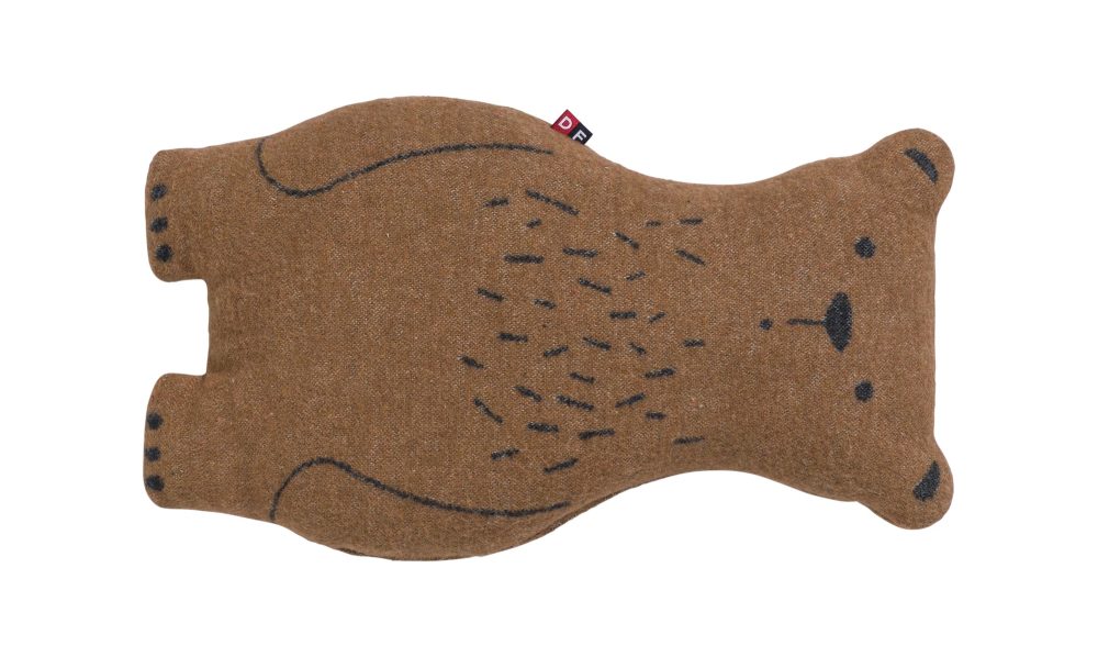 Sander AG Kissen Juwel Bär, Braun 35 x 66 cm  | Schubiger Möbel