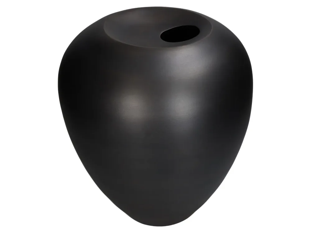 Kersten Vase Aluminium Grau H: 30 cm  | Schubiger Möbel