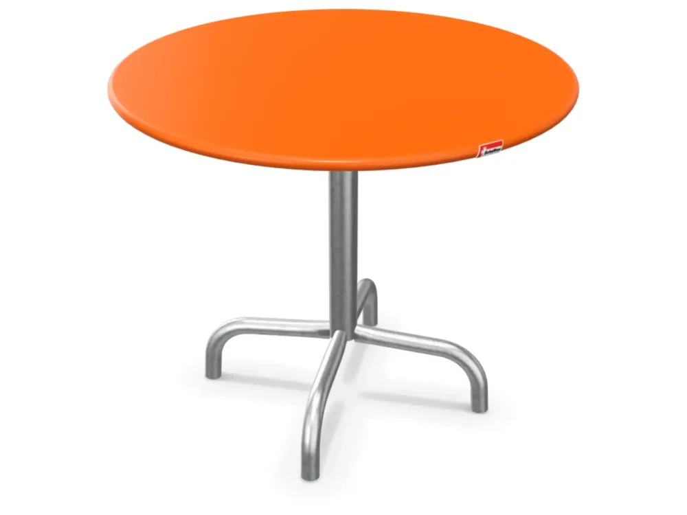 Schaffner Metall-Beistelltisch Rigi Feuerverzinkt Orange | Schubiger Möbel