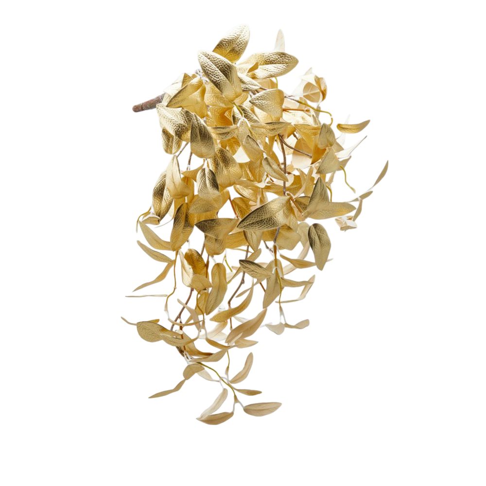 Edg Kunstblumen Olivenzweig Gold H: 58 cm  | Schubiger Möbel