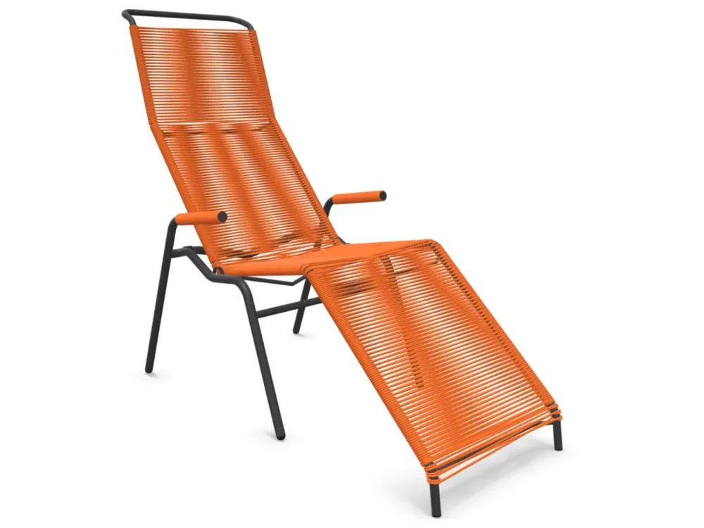Schaffner Spaghetti-Liege Säntis Orange | Schubiger Möbel