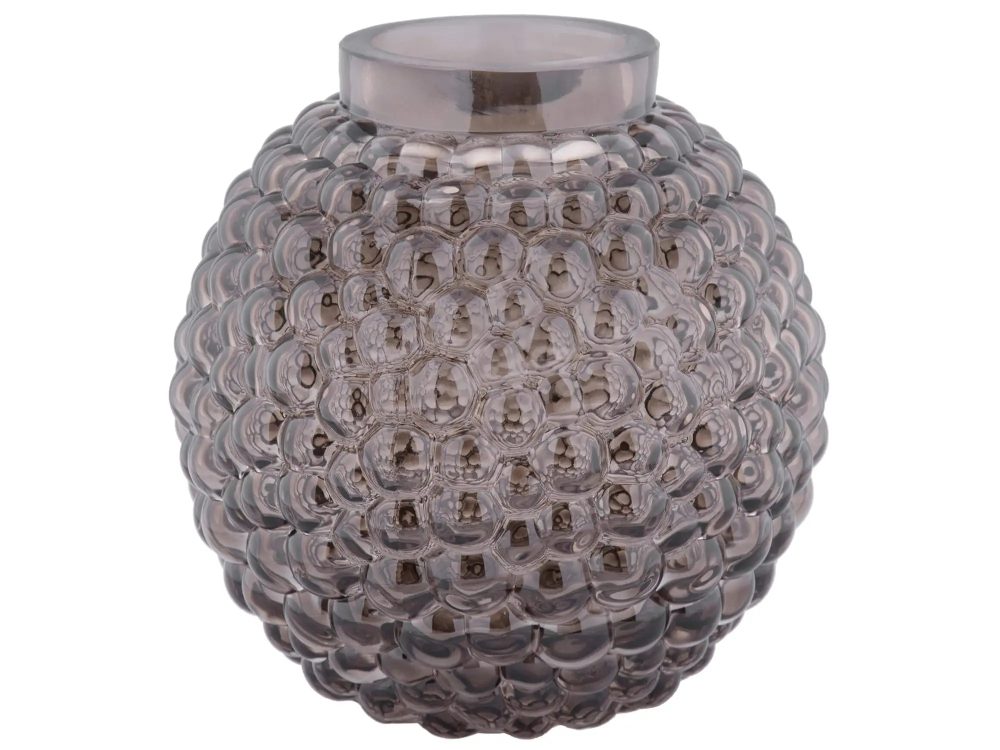 Decofinder Vase Glas Schwarz D: 16 cm  | Schubiger Möbel