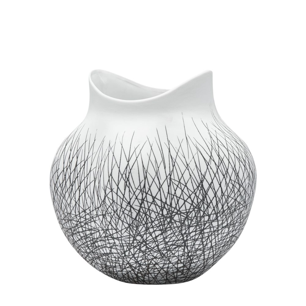 Edg Vase Deluxe Mosaik Porzellan H: 35 cm  | Schubiger Möbel