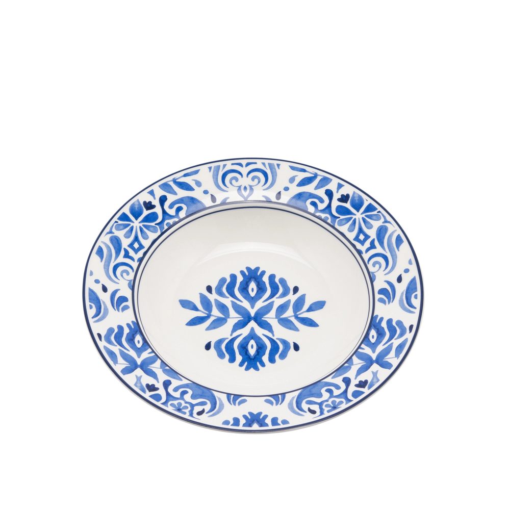 Edg Geschirr Capri Suppeteller Royalblau D: 22 cm  | Schubiger Möbel