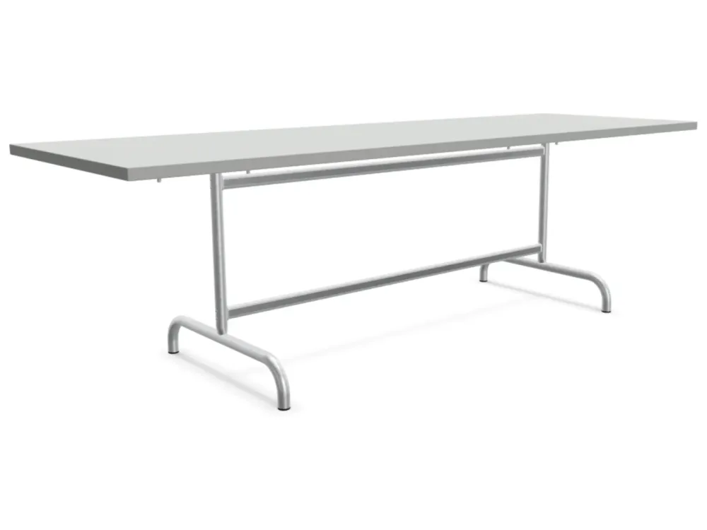 Schaffner Metall-Tisch Säntis Feuerverzinkt Grau | Schubiger Möbel