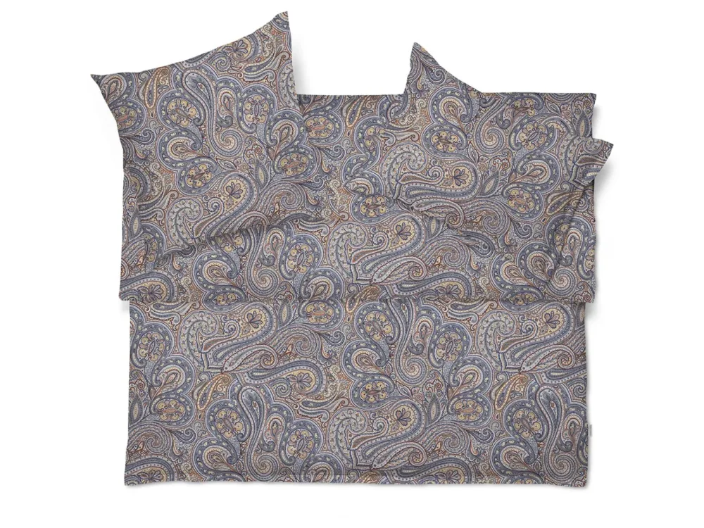 Schlossberg Bettwäsche Perinn-Noblesse, Blue  | Schubiger Möbel