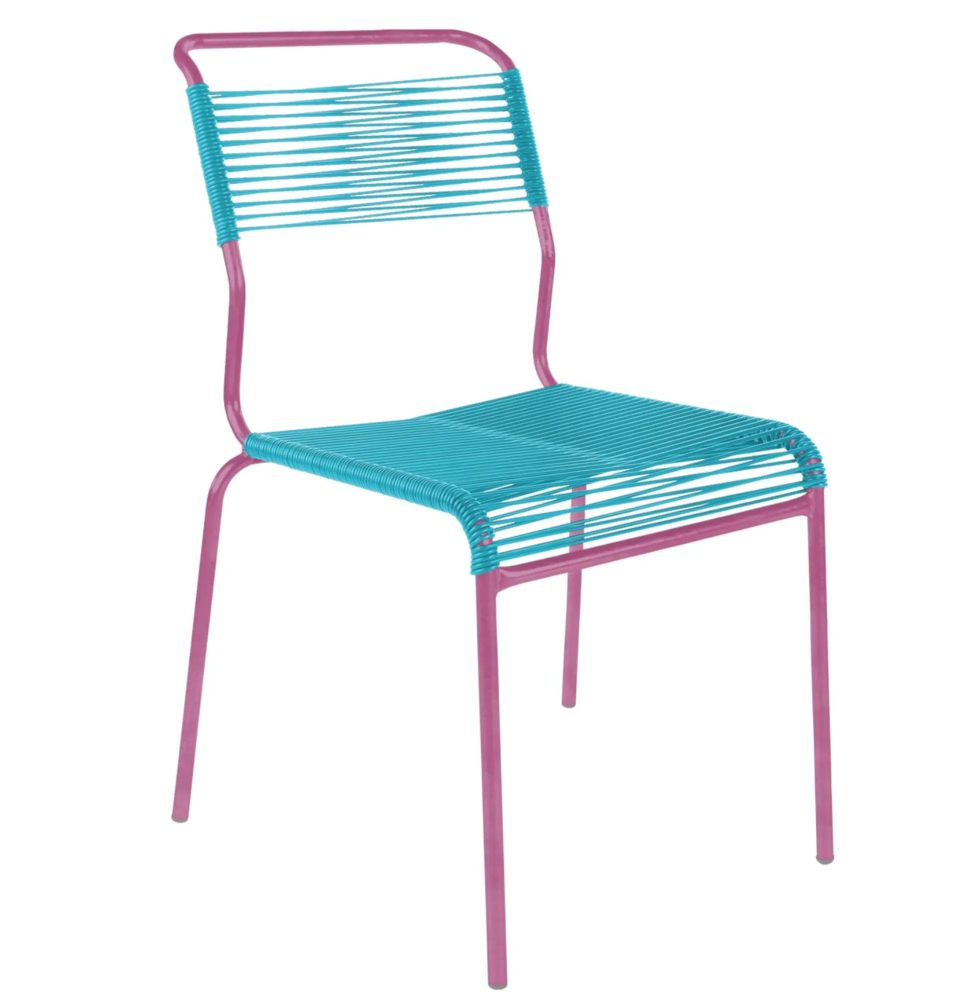 Schaffner Spaghetti-Stuhl Säntis Blau | Schubiger Möbel