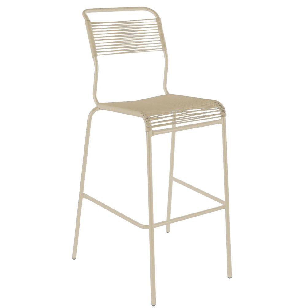 Schaffner Spaghetti-Barstuhl Säntis Beige | Schubiger Möbel