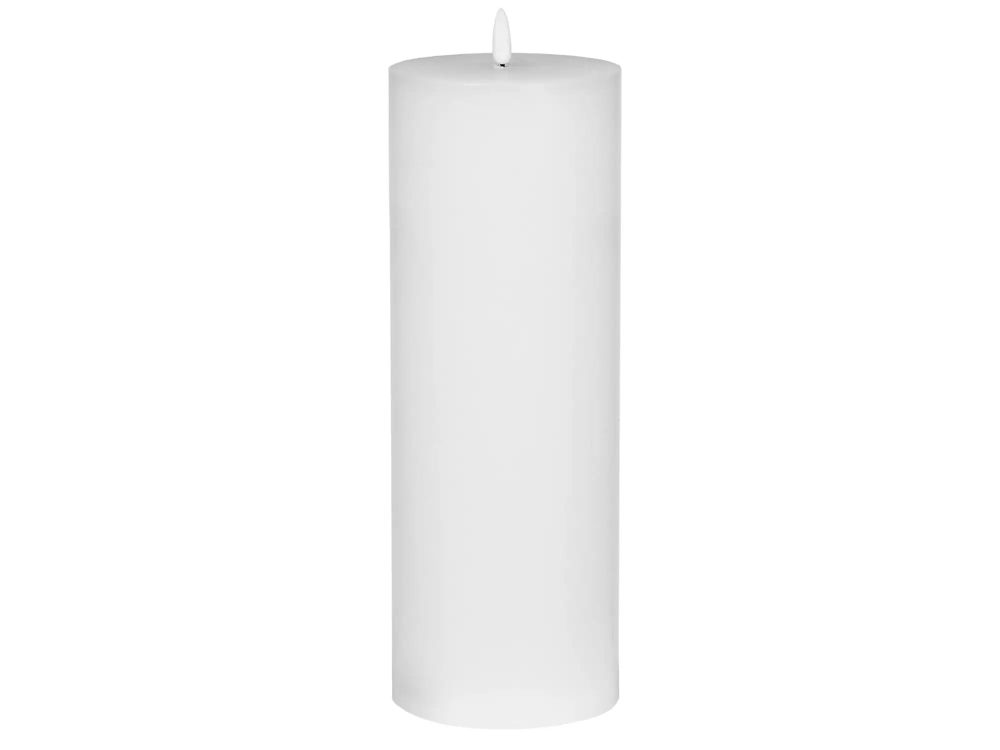 Kaheku LED Kerze Flaca Weiss H: 32 cm  | Schubiger Möbel