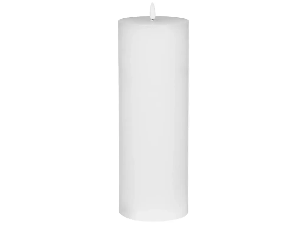 Kaheku LED Kerze Flaca Weiss H: 32 cm  | Schubiger Möbel