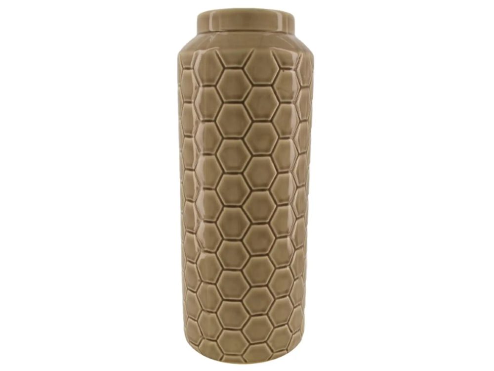 Dijk Vase Wabe Grau D: 40 cm  | Schubiger Möbel