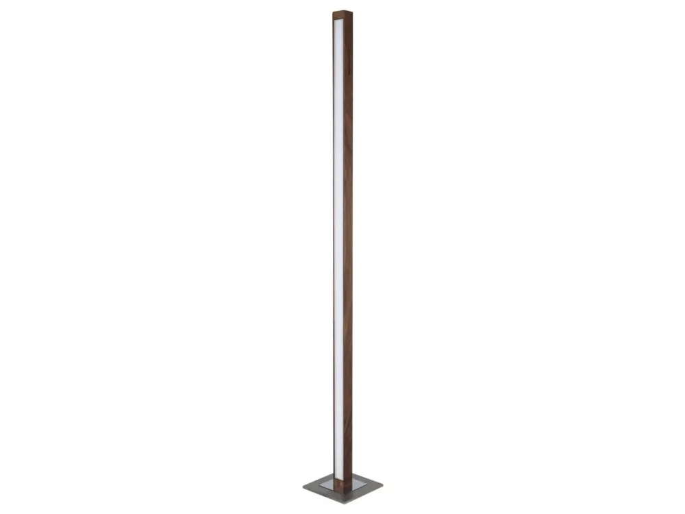 HerzBlut Stehlampe Leana Nussbaum B: 20cm Holzfarbig | Schubiger Möbel