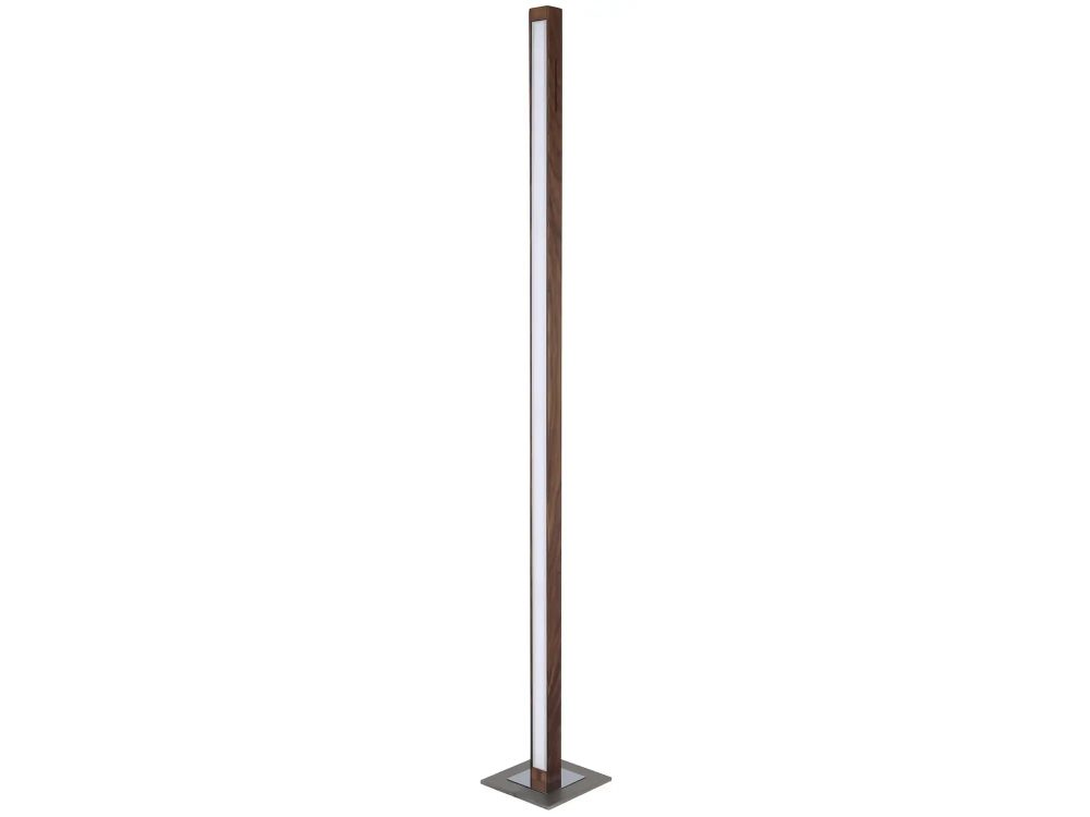 HerzBlut Stehlampe Leana Nussbaum B: 20cm Holzfarbig | Schubiger Möbel