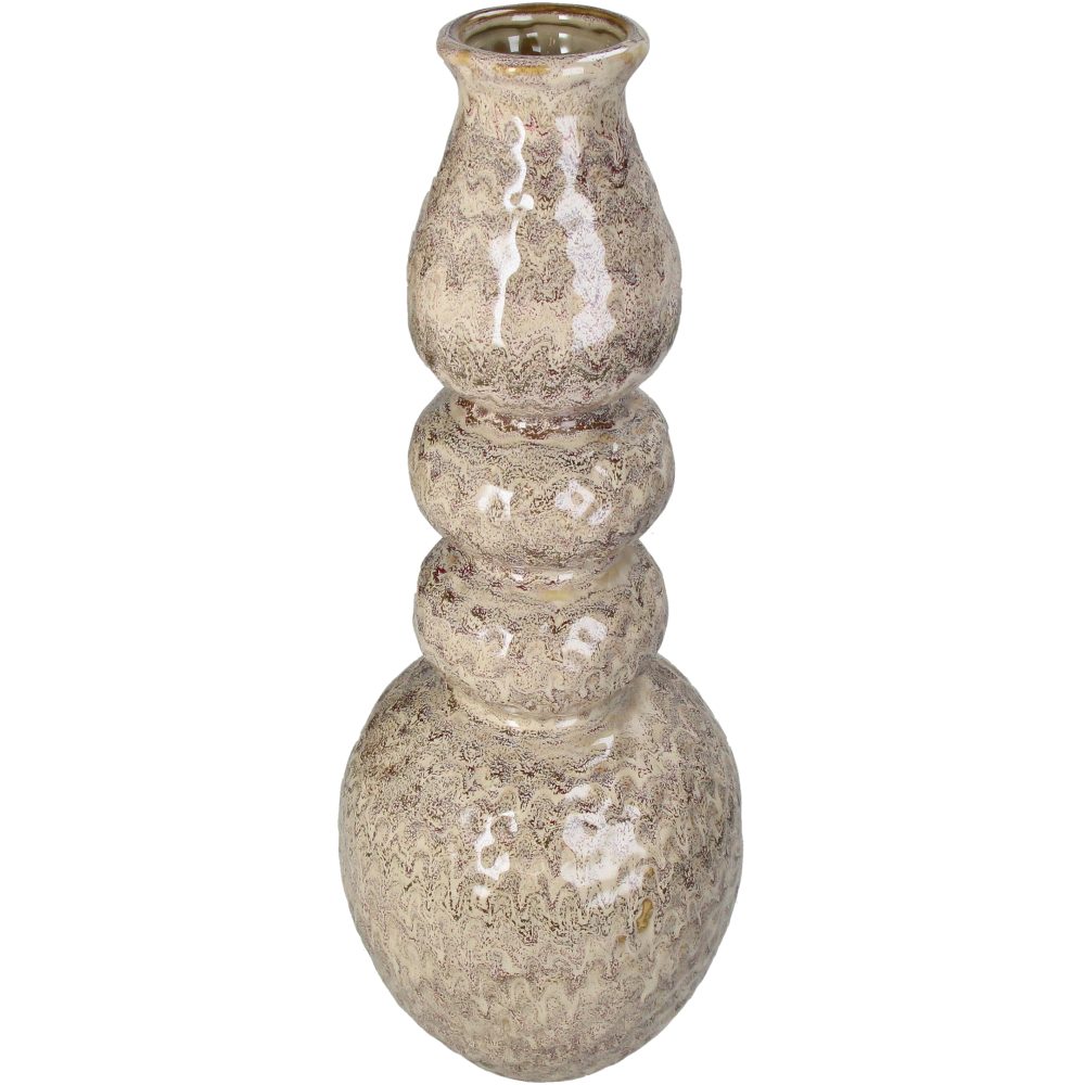Kersten Vase Keramik, Sand H: 41 cm  | Schubiger Möbel