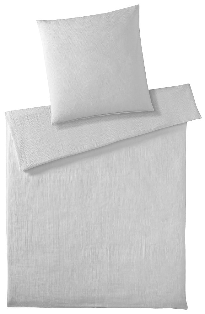 Elegante Bettwäsche Smooth Grau  | Schubiger Möbel