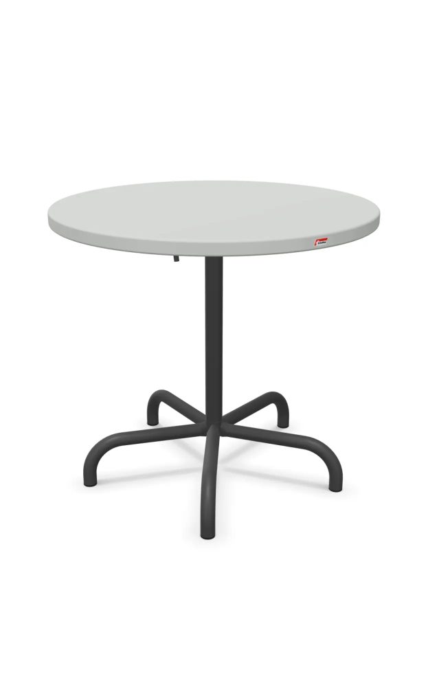 Schaffner Metall-Tisch Rigi Rund Grau | Schubiger Möbel