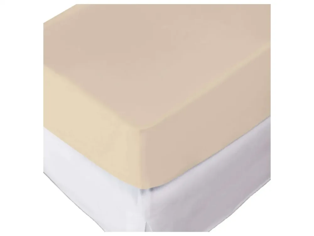 Kremer Leon AG Fixleintuch für Topper Jersey Natur Beige | Schubiger Möbel