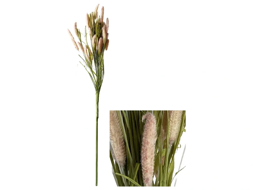 Decofinder Kunstblumen Setaria Grün Grün | Schubiger Möbel