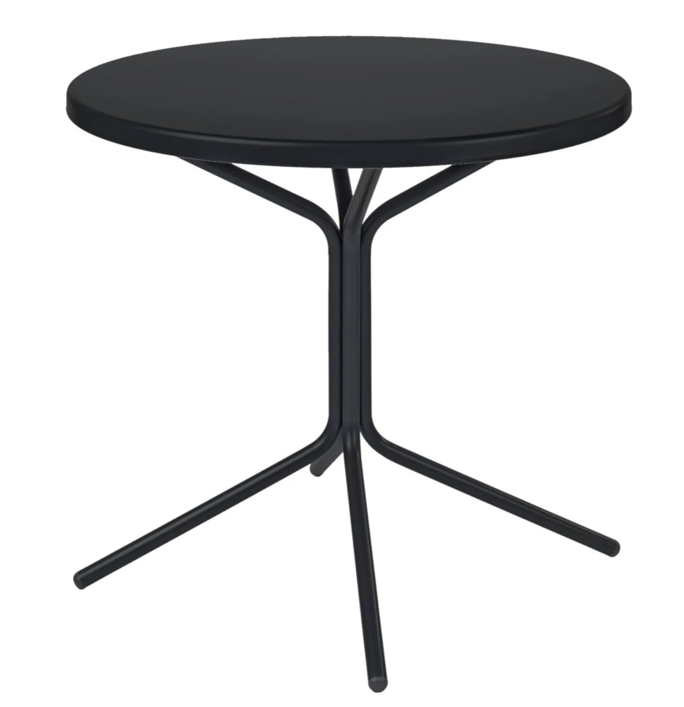Schaffner Metall-Bistrotisch Pix Rund Schwarz | Schubiger Möbel