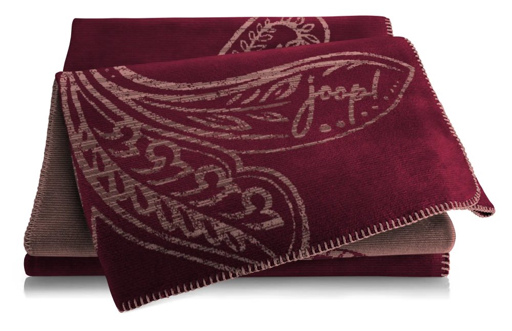 Biederlack Plaid Paisley Trend Rouge  | Schubiger Möbel