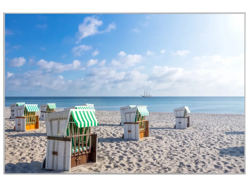 image LAND Bild mit Rahmen Strandkörbe  | Schubiger Möbel