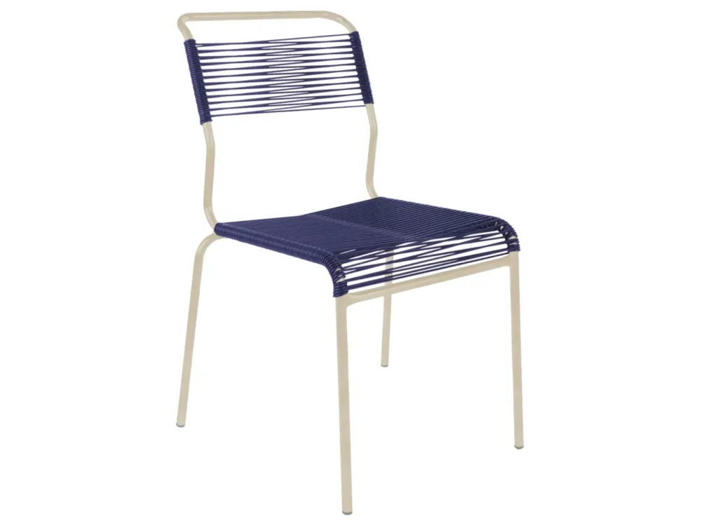 Schaffner Spaghetti-Stuhl Säntis Blau | Schubiger Möbel
